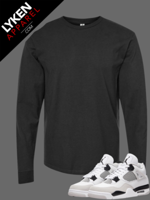 Black Premium Long Sleeve T-Shirt | Customizable