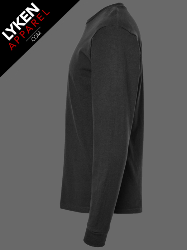 Premium-Long-Sleeve-T-Shirt-Black-Left-Side.png Black Premium Long Sleeve T-Shirt | Customizable
