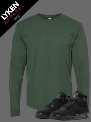 Hunter Green Premium Long Sleeve T-Shirt | Customizable