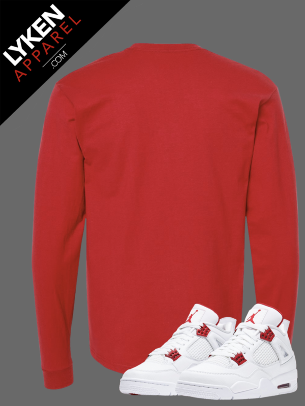 Red Premium Long Sleeve T-Shirt | Customizable