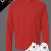 Red Premium Long Sleeve T-Shirt | Customizable