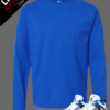 Premium-Long-Sleeve-T-Shirt-Royal-Blue-Front.png Royal Blue Premium Long Sleeve T-Shirt | Customizable