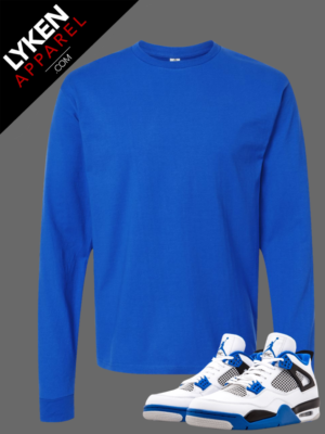 Royal Blue Premium Long Sleeve T-Shirt | Customizable
