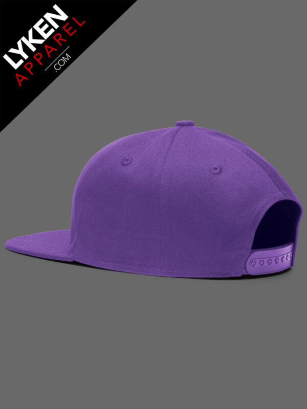 Purple And Black Premium SnapBack | Customizable