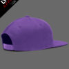 Purple-Right-Side-Snapback-Mockup.jpg Purple And Black Premium SnapBack | Customizable