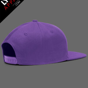 Purple And Black Premium SnapBack | Customizable