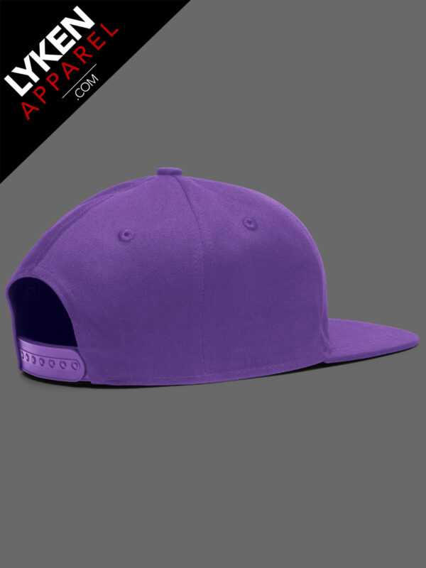 Purple And Black Premium SnapBack | Customizable
