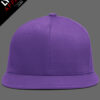 Purple-Snapback-Mockup.jpg Purple And Black Premium SnapBack | Customizable