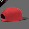 Red-Black-Right-Side-Snapback-Mockup.jpg Red And Black Premium SnapBack | Customizable