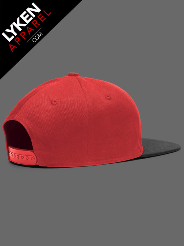 Red And Black Premium SnapBack | Customizable