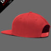 Red-Left-Side-Snapback-Mockup.jpg Red Premium SnapBack | Customizable