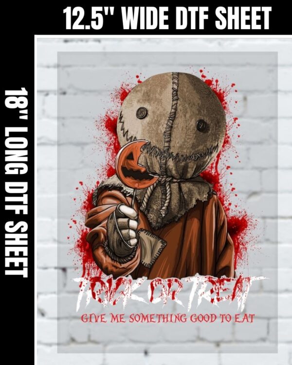 Sam Trick Or Treat DTF Sheet | Ready To Press