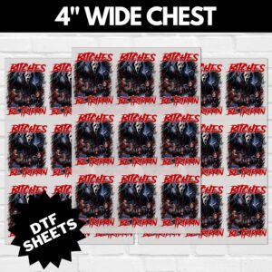 Scream Bitches Be Trippin DTF Sheet v2 | Ready To Press