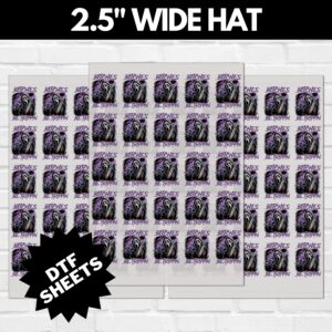 Scream-Bitches-Be-Trippin-V4-2.5-INCH-WIDE-HAT.jpg Scream Bitches Be Trippin DTF Sheet v3 | Ready To Press