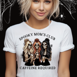 Spooky Moms Club | White Premium T-Shirt