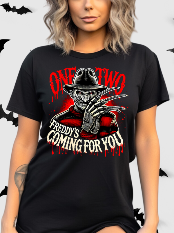 Freddy One Two | Black Premium T-Shirt