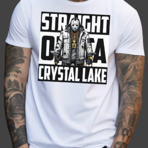 Straight Outta Chrystal Lake | White Premium T-Shirt