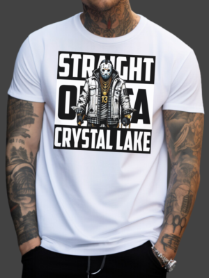 Straight Outta Chrystal Lake | White Premium T-Shirt