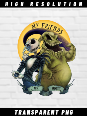 Jack vs Oogie | Transparent PNG