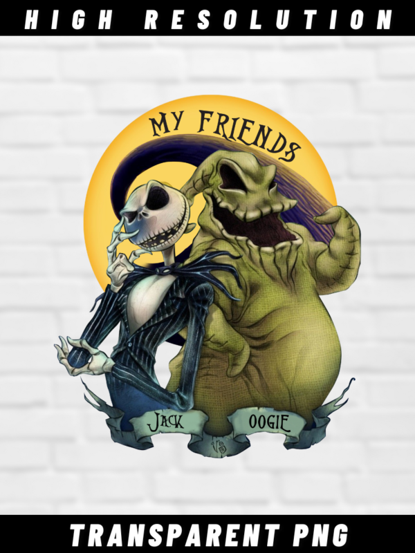 Jack vs Oogie | Transparent PNG