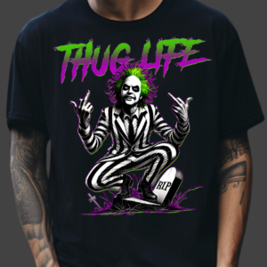 Thug Life BeetleJuice | Black Premium T-Shirt