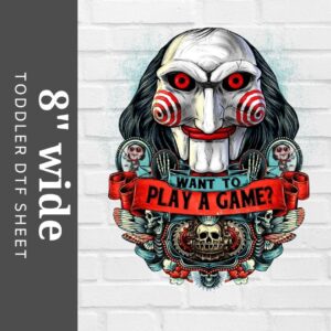 Want To Play A Game DTF Sheet | Ready To Press