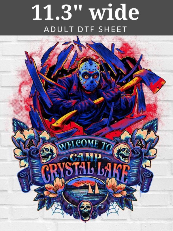 Welcome to Camp Crystal DTF Sheet | Ready To Press