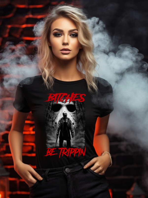 Bitches Be Trippin | Black Premium T-Shirt