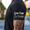 DTG Printed Black T-Shirt in Las Vegas | Lucid Printz