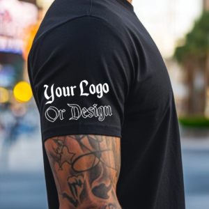 DTG Printed Black T-Shirt in Las Vegas | Lucid Printz