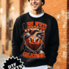 Football DTF Transfer - Black & Orange Colors | Ready To Press
