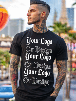 FULL FRONT + FULL BACK PREMIUM CUSTOM T-SHIRT