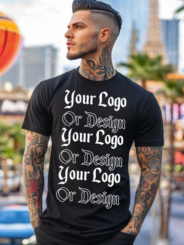 FULL FRONT + FULL BACK PREMIUM CUSTOM T-SHIRT