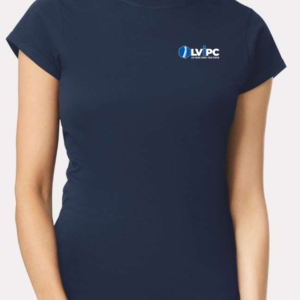 Navy Women's T-Shirt | Left Chest Logo
