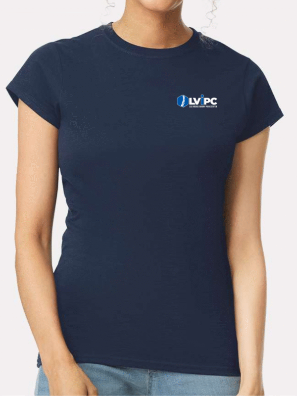 Navy Women's T-Shirt | Left Chest Logo