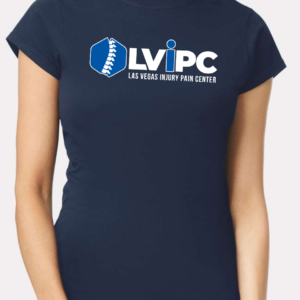 Navy Women's T-Shirt | Full Front Logo