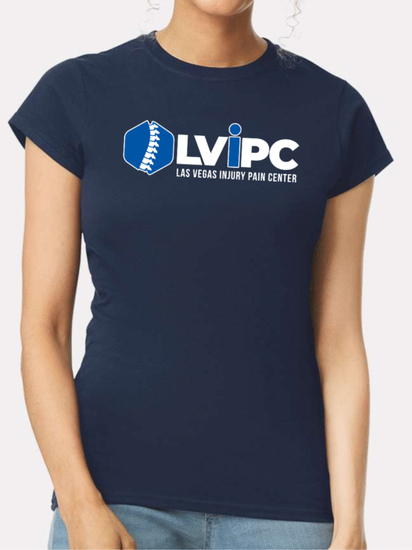 Navy Women's T-Shirt | Full Front Logo