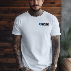 White Men's T-Shirt | Left Chest Logo