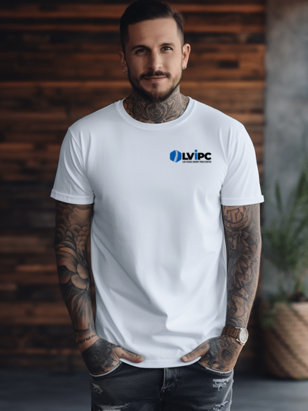 White Men's T-Shirt | Left Chest Logo