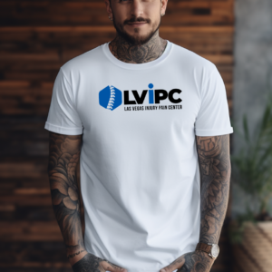 White Men's T-Shirt | Full Front Logo