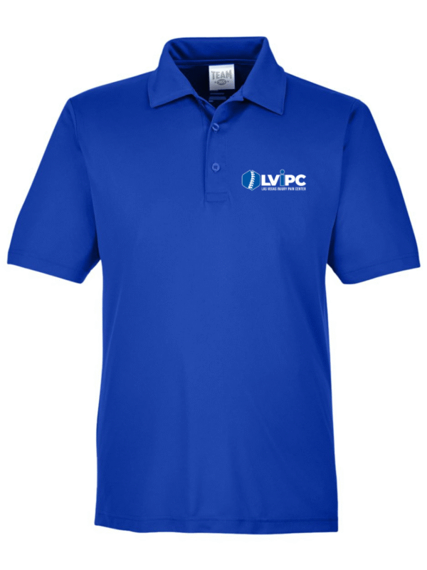 Royal Blue Dry Fit Men's Polo Top | Left Chest Logo