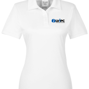 White Dry Fit Women's Polo Top | Left Chest Logo
