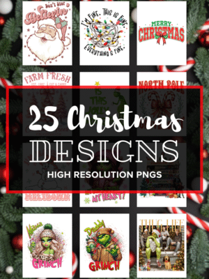 Lucid Christmas Crafter Bundle – Vol. 1 (25 High-Res PNGs)
