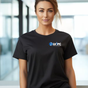 Black Women's T-Shirt | Left Chest Logo