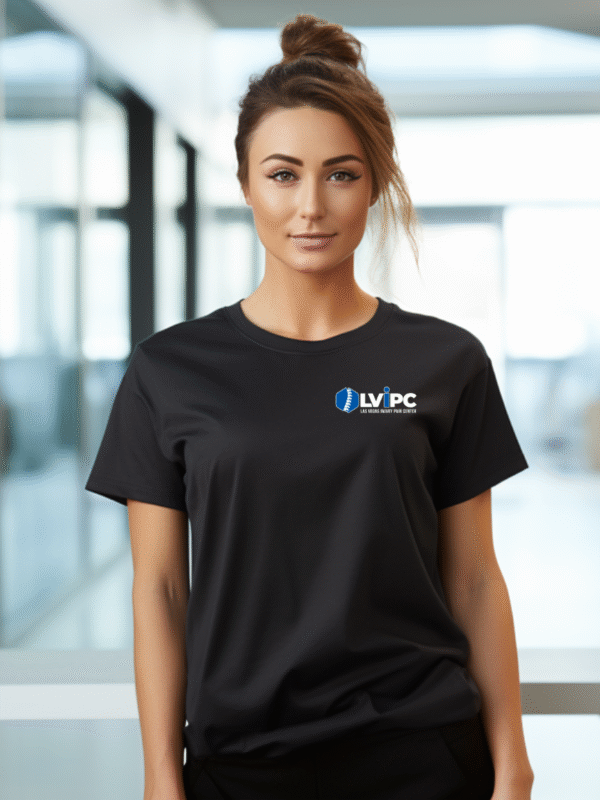 Black Women's T-Shirt | Left Chest Logo