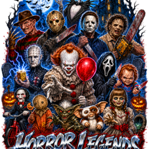 Horror Legends Lightning | 13x19 Ready-to-Press DTF Sheet