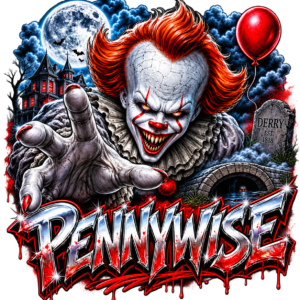 Blood Moon Clown | 13x19 Ready-to-Press DTF Sheet