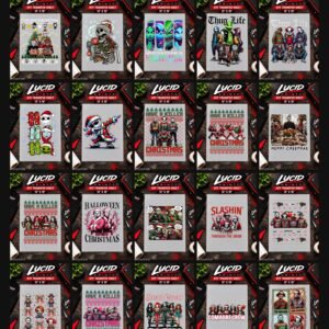 Holiday Horror Collection | 20-Sheet Preset DTF Bundle